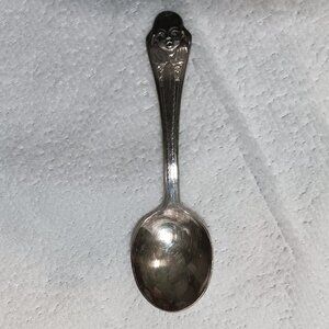 Vintage Gerber's Silverplate Baby Feeding Spoon Winthrop Silver Plate